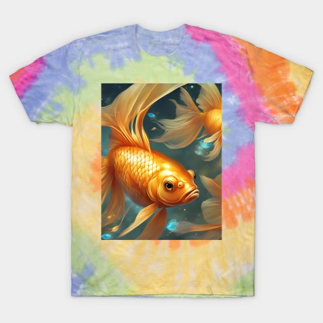 adventure gold fish destiny T-Shirt by animegirlnft